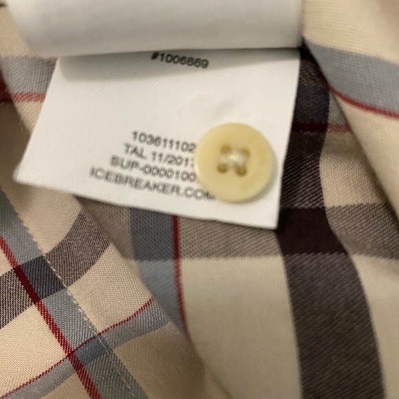 Icebreaker Wool Blend Short Sleeve Button Up Shirt Size S - Picture 8 of 8